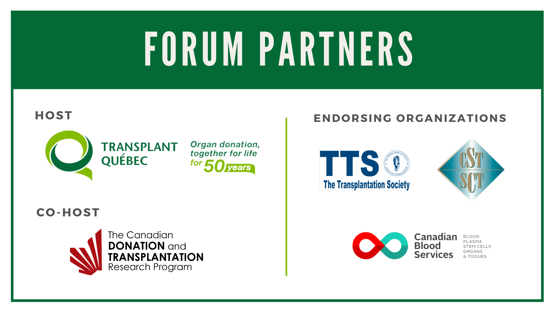 Forum partners