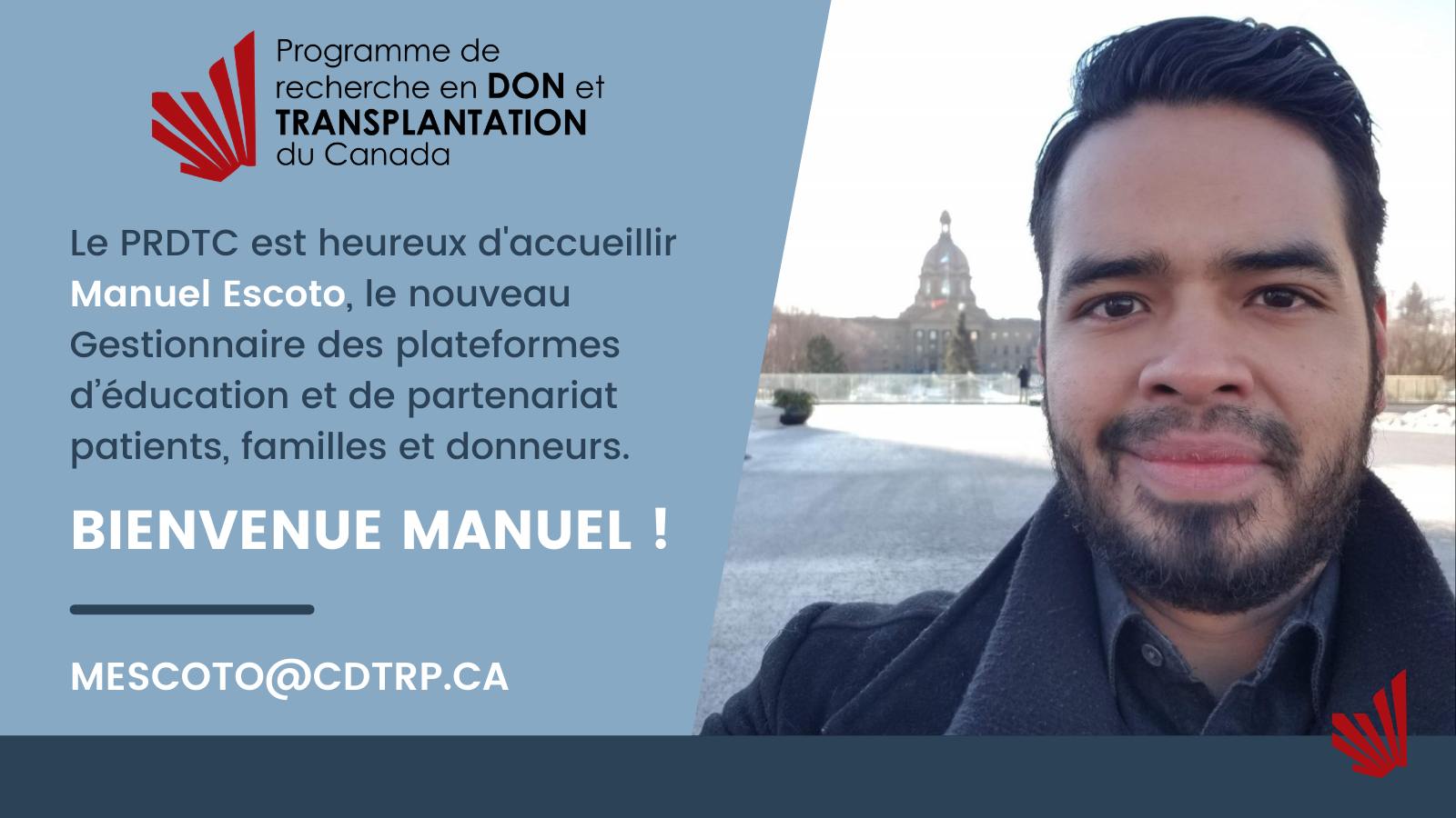 Welcome Manuel Escoto