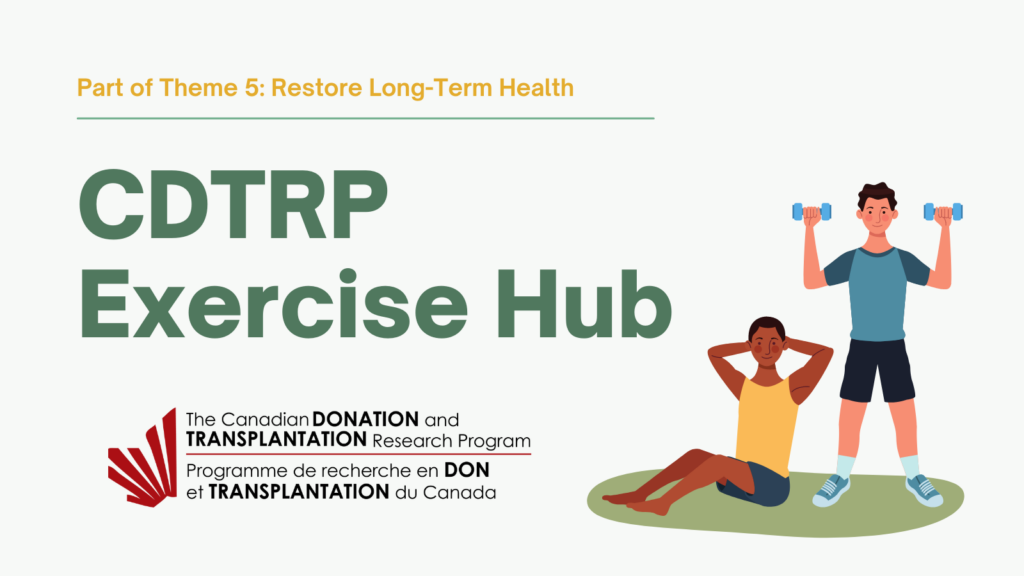 CDTRP Exercise Hub – April 8 Meeting Agenda: Dr. Puneeta Tandon