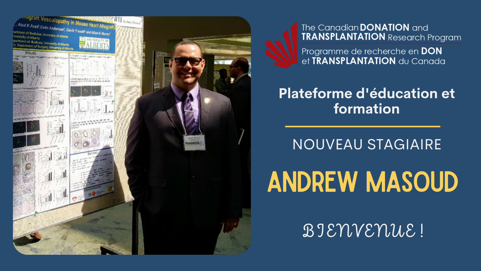 New Trainee – Andrew Masoud