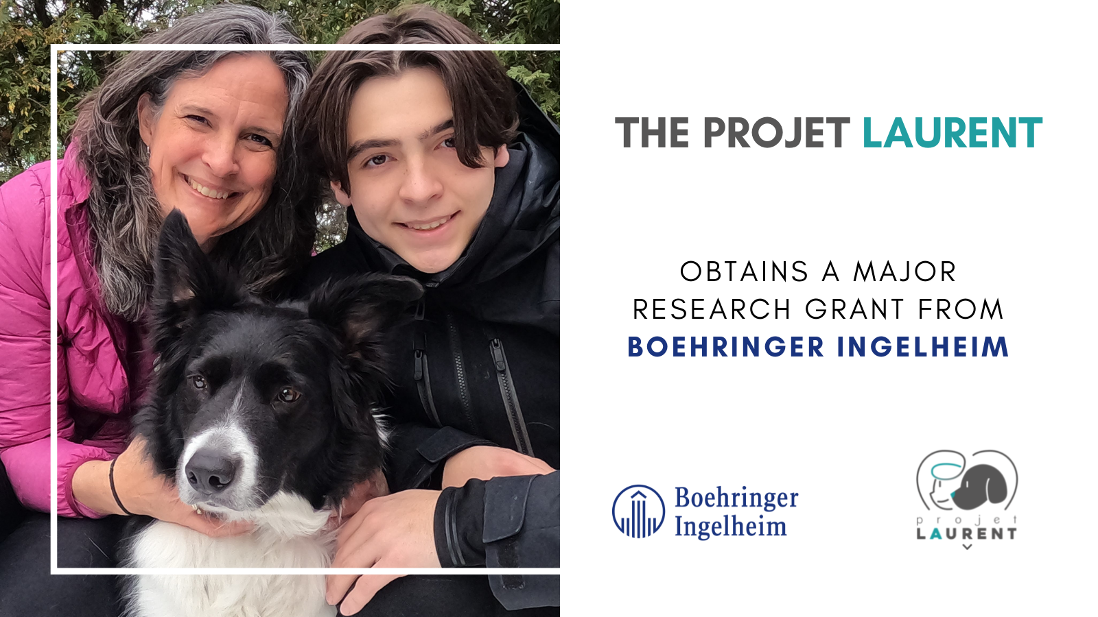 The Projet Laurent obtains a major research grant from Boehringer Ingelheim  – Canadian Donation and Transplantation Research Program