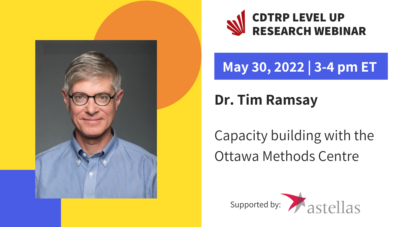 CDTRP Level Up Research Webinar: Dr. Tim Ramsay – Canadian Donation and ...