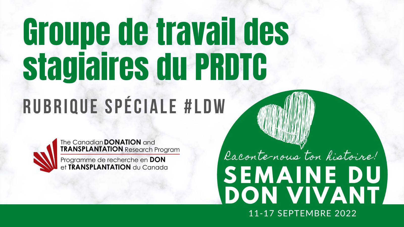 LDW 2022 – CDTRP Trainee Working Group