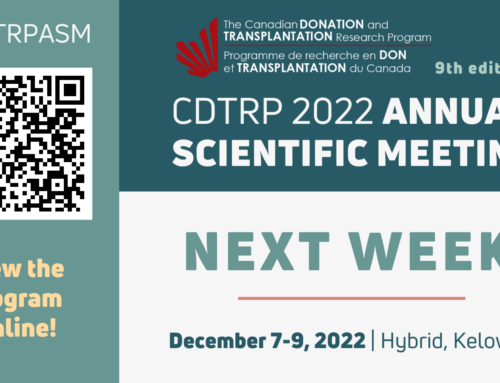 NEXT WEEK!!! – CDTRP 2022 Annual Scientific Meeting