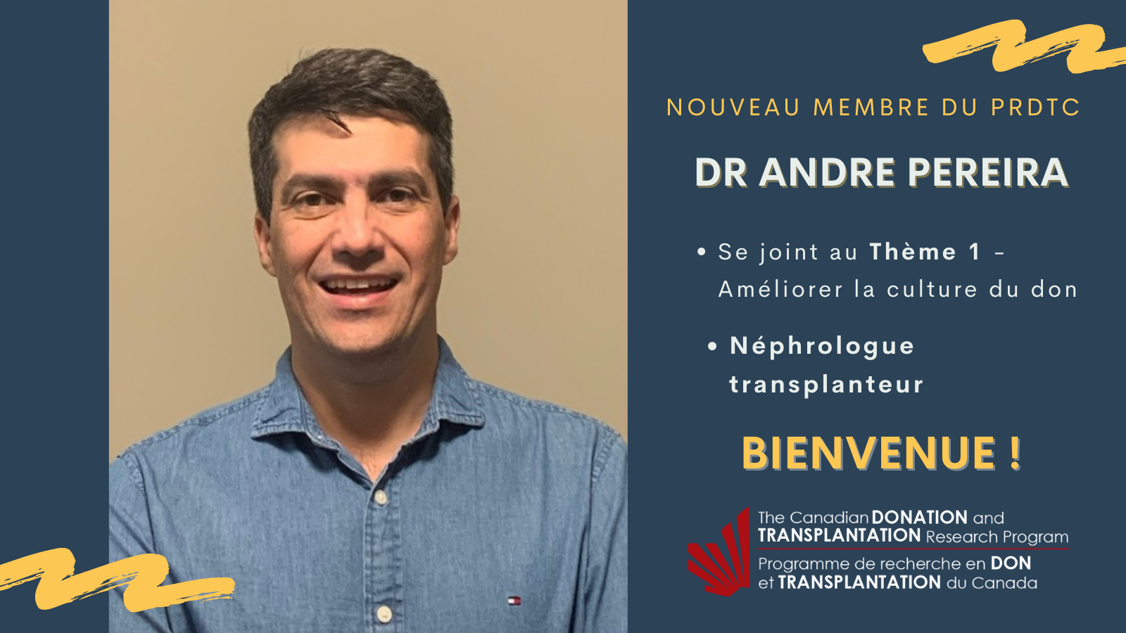 New member Andre Pereira