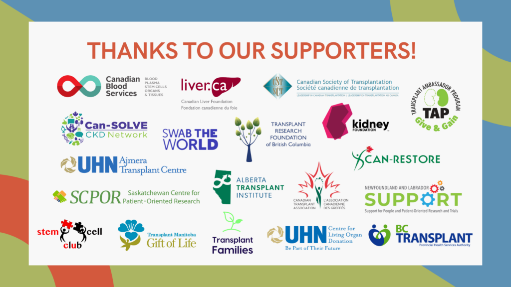 Our Supporters – Canadian Donation and Transplantation Research