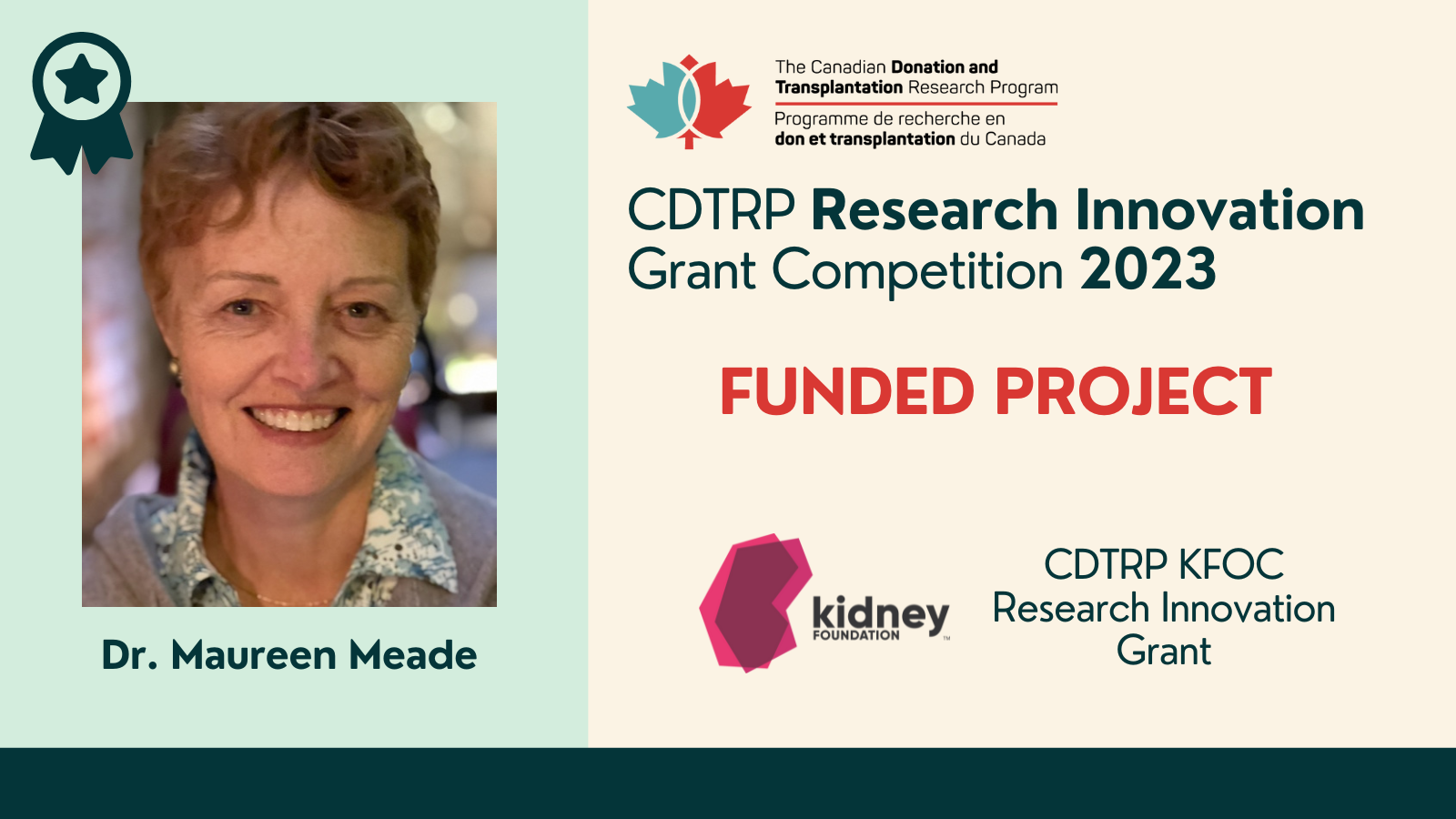 CDTRP KFOC Research Innovation Grant Dr image