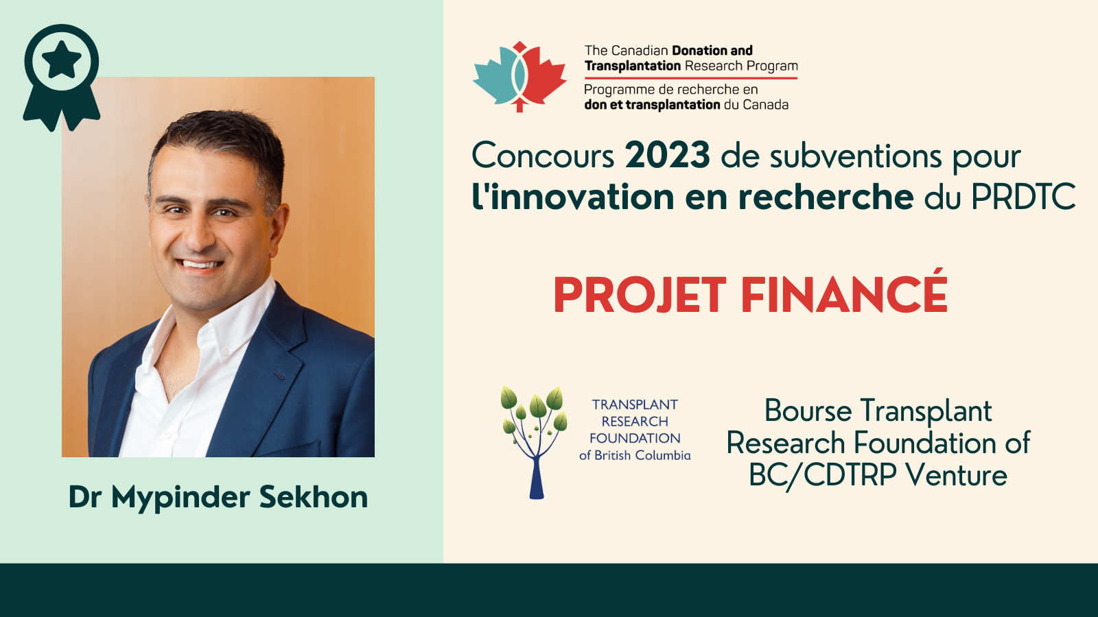 CDTRP Innovation Grant 2023 – Sekhon
