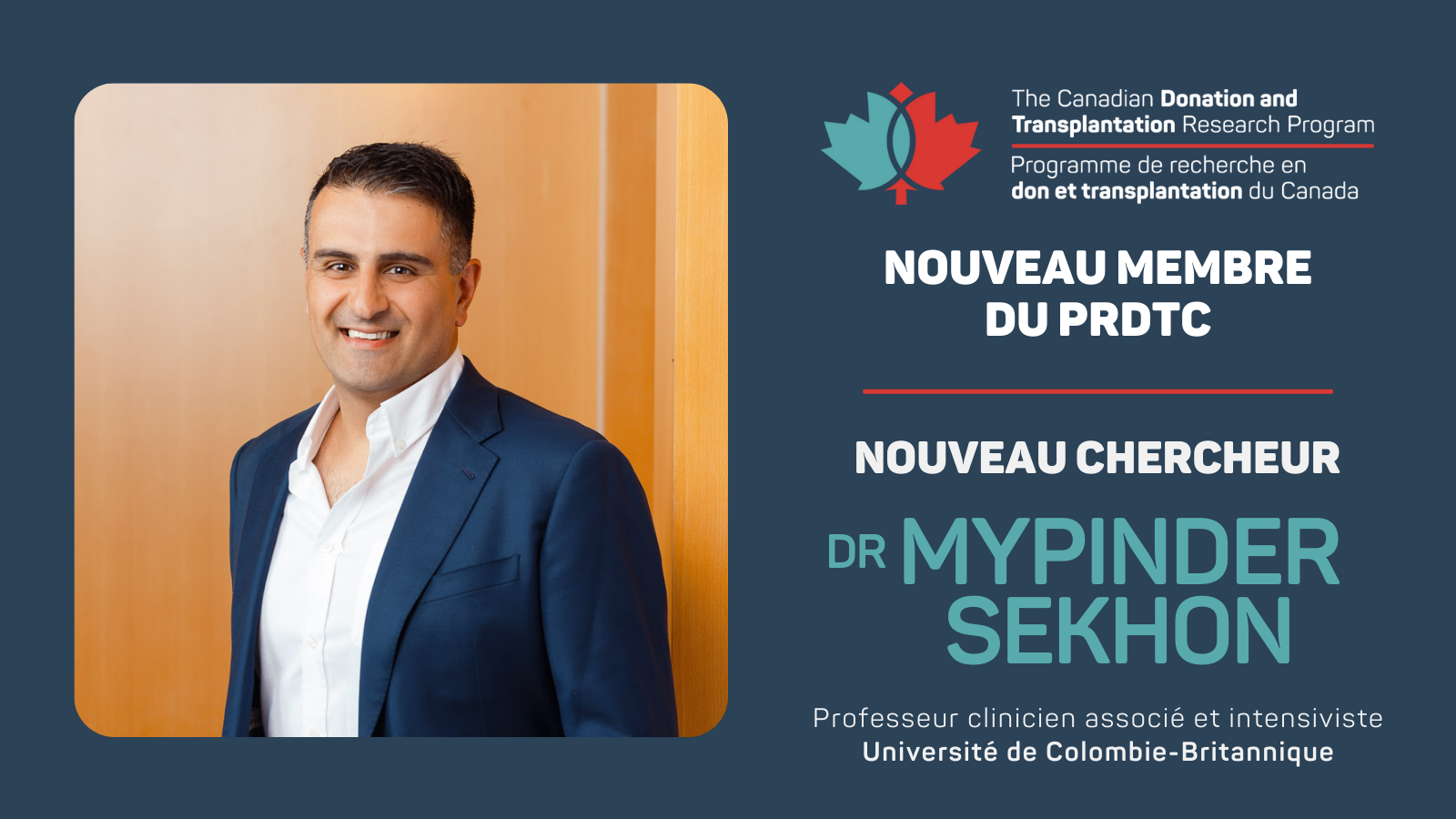 New Investigator – Mypinder Sekhon