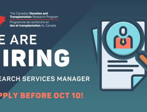CDTRP is hiring! Looking for a Research Services Manager