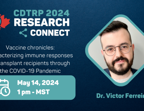 CDTRP Research Connect – Dr. Victor Ferreira