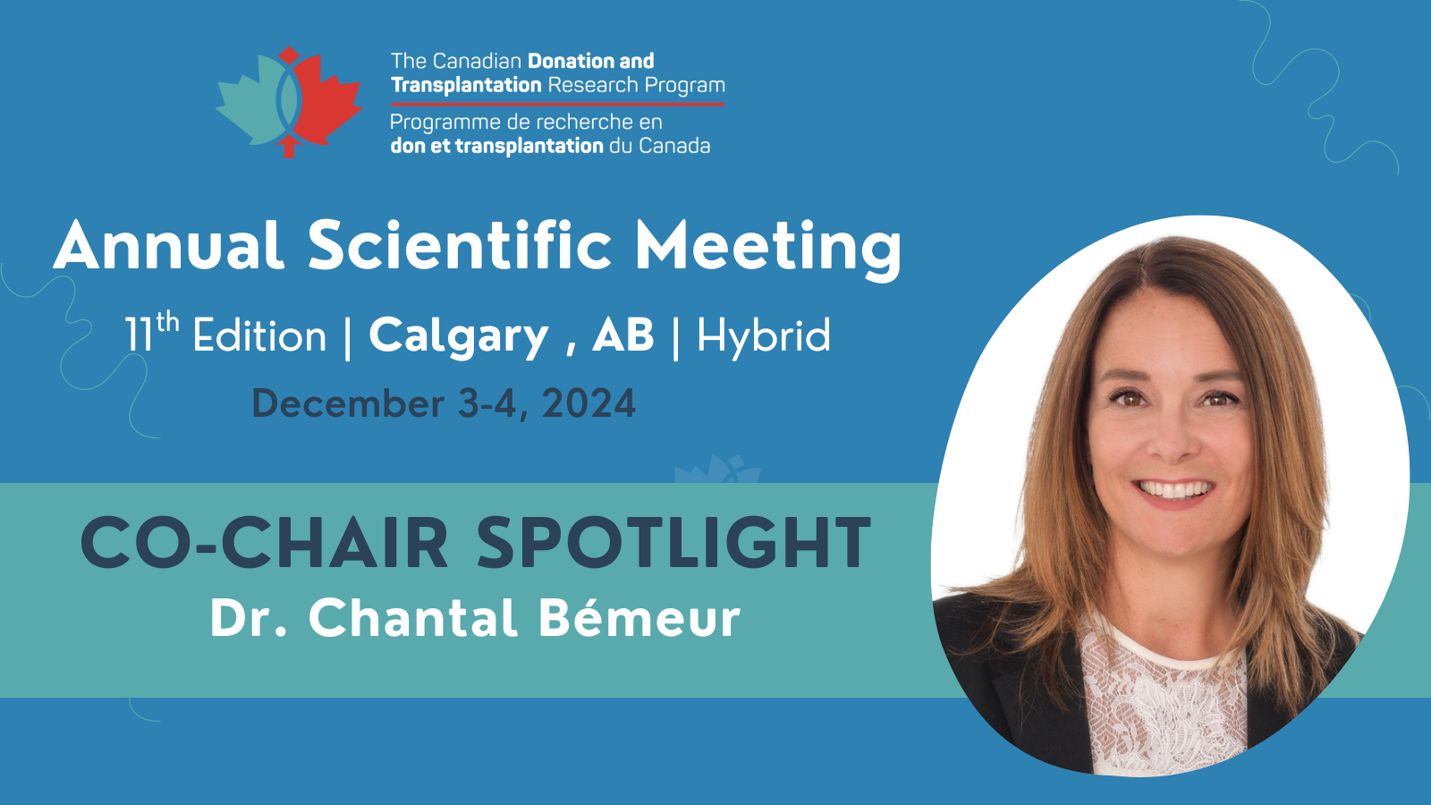 ASM2024 Co-Chair Spotlight: Dr. Chantal Bémeur