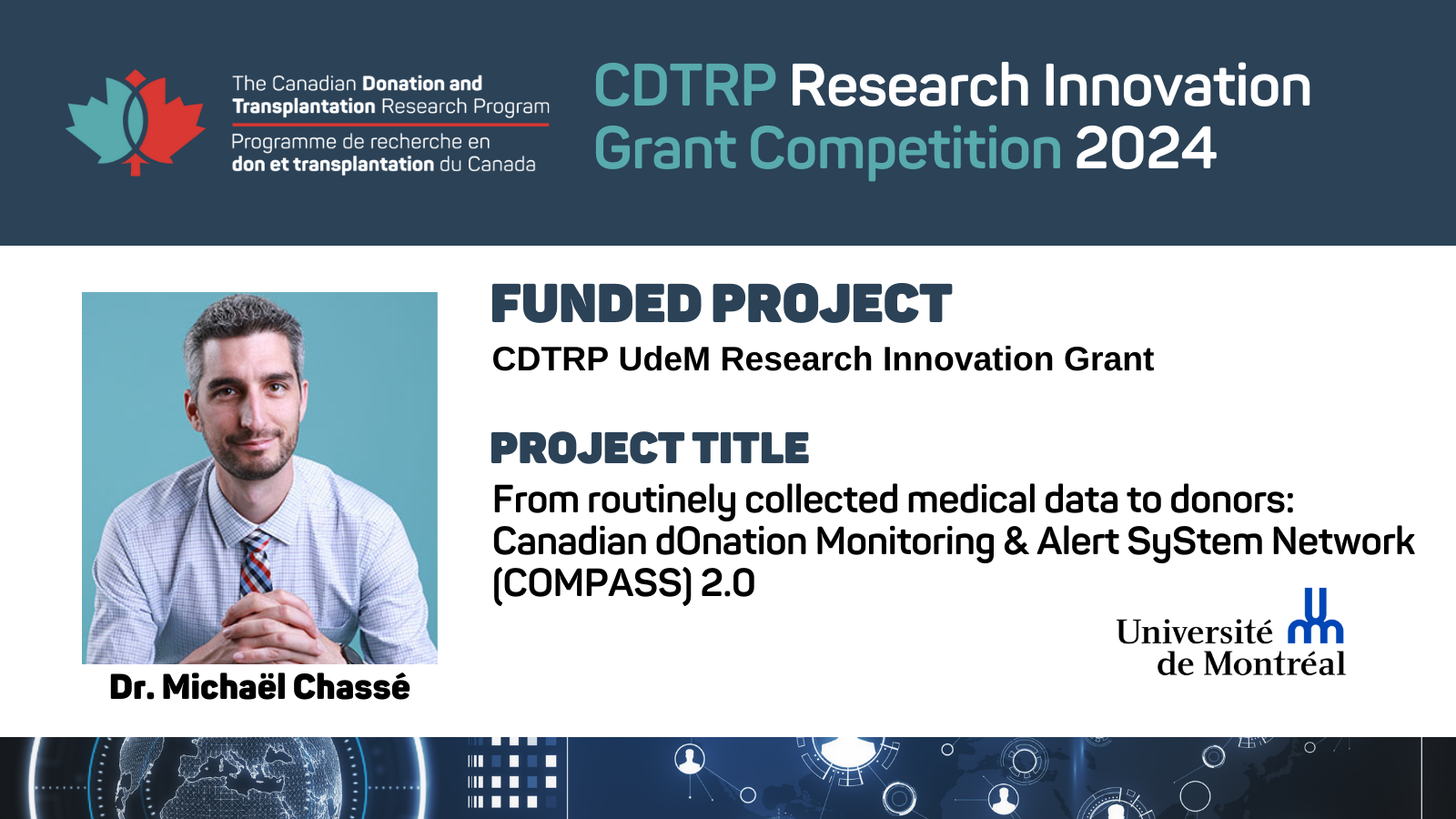 2024 Innovation Grant Winner: Dr. Michaël Chassé