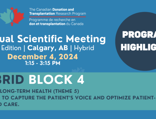 CDTRP 11th Annual Scientific Meeting –  Block 4 Highlight