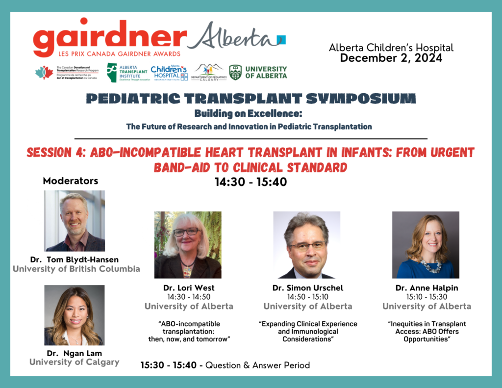 Pediatric Transplant Symposium – Session 4 Highlight – Canadian 