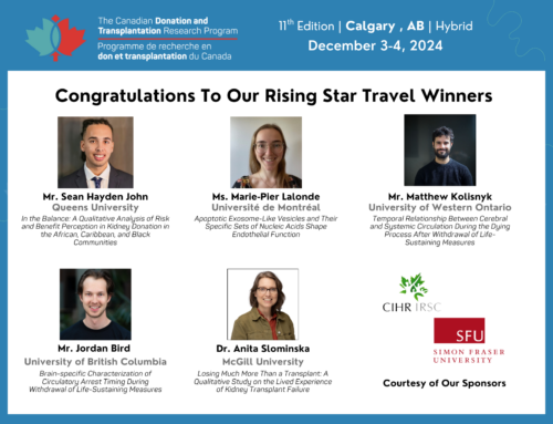 CDTRP 11th Annual Scientific Meeting –  Congratulations to our Rising Star Travel Award Winners