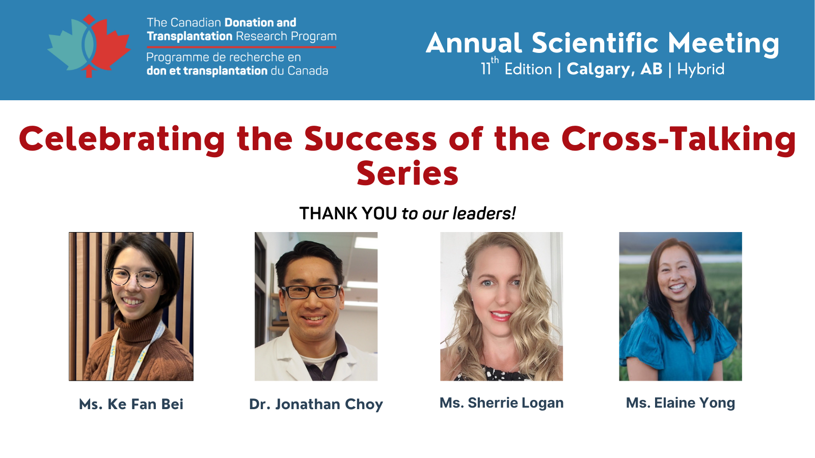 Celebrating the Success of the Cross-Talking Series at the Annual Scientific Meeting