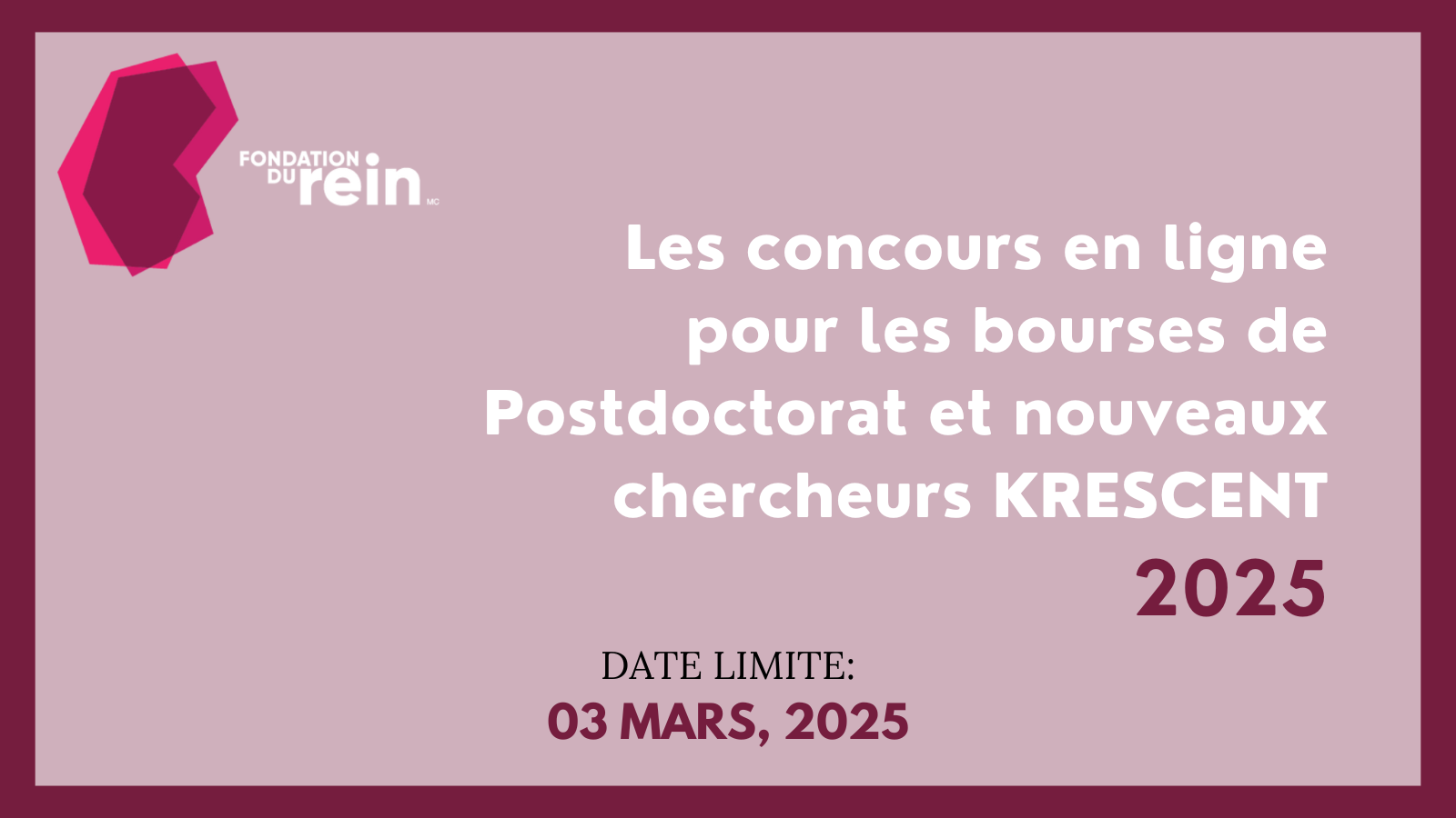 Bienvenue à la nouvelle codirectrice de la plateforme patients, familles et donneurs: Mme Lindsay Thompson