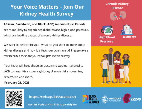 Your Voice Matters – Complete the Can-Solve CKD Network’s Kidney Health Survey!