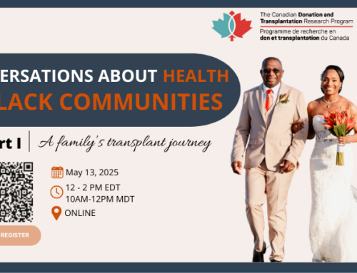 Conversations about Health in Black Communities – A family’s Transplant Journey