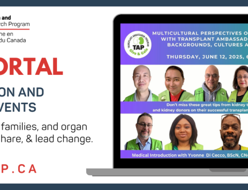 View Donation and Transplant Events through the Patient Portal – Register for upcoming Transplant Ambassador Program webinar
