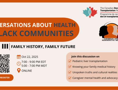 Conversations about Health in Black Communities – Family Past, Family Future
