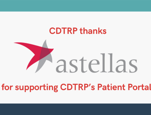 Thank you Astellas for supporting CDTRP’s patient portal