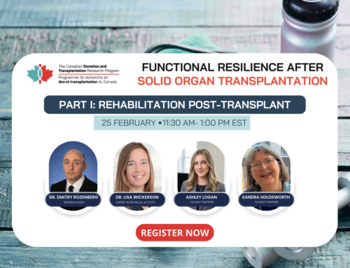 New webinar series – Functional Resilience After Solid Organ Transplantation