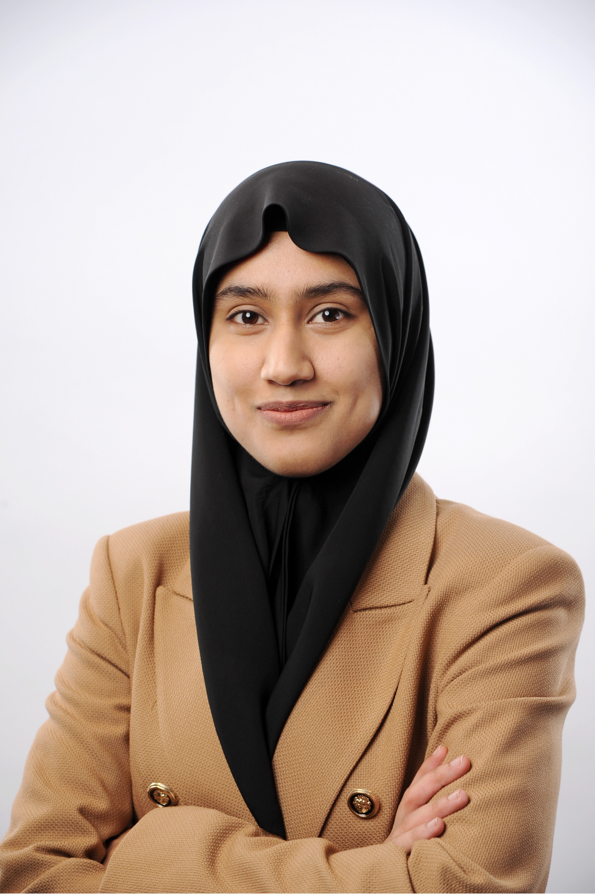 Image of woman looking at camera