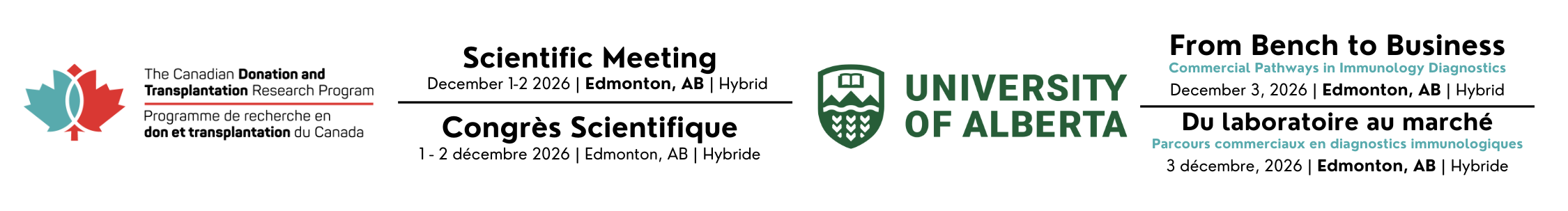 Bannière du congrès scientifique annuel