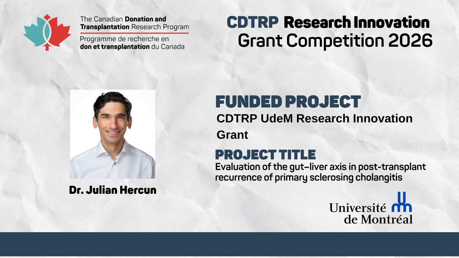 2026 Innovation Grant_UdeM_ Winners